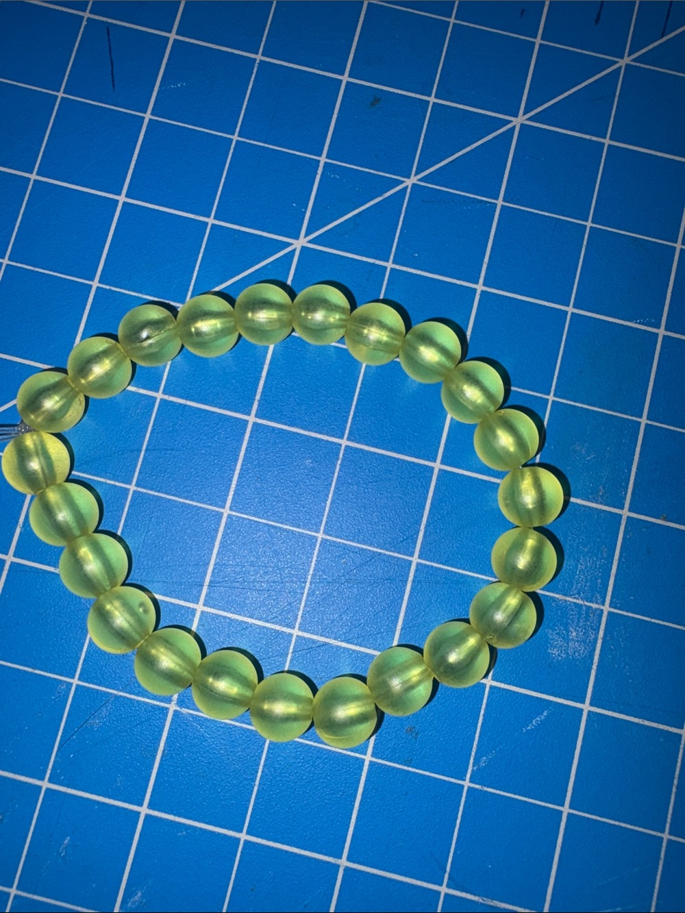 Just a yellow bracelet handmade